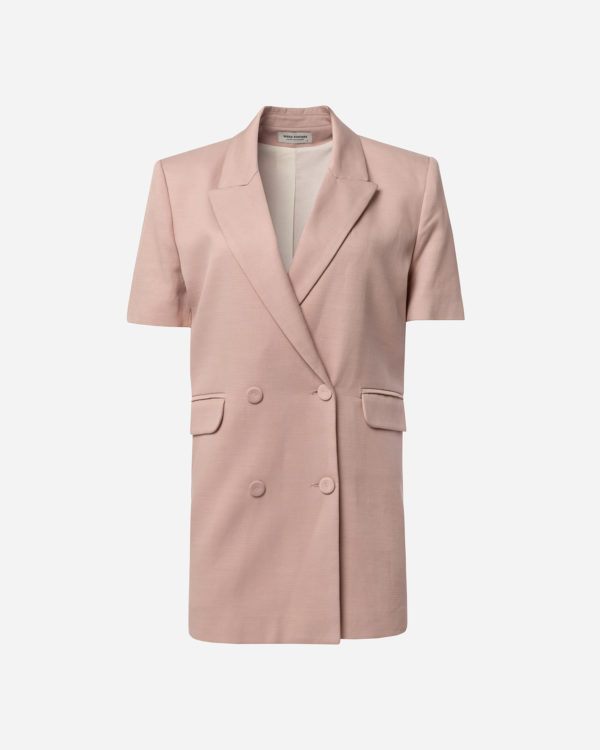 BLUSH SHORT-SLEEVE BLAZER - Image 2
