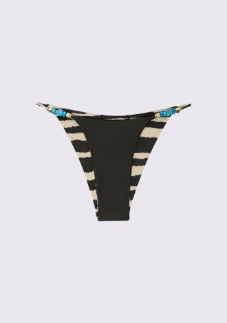 ZEBRA PRINT THIN STRAP BIKINI BOTTOMS