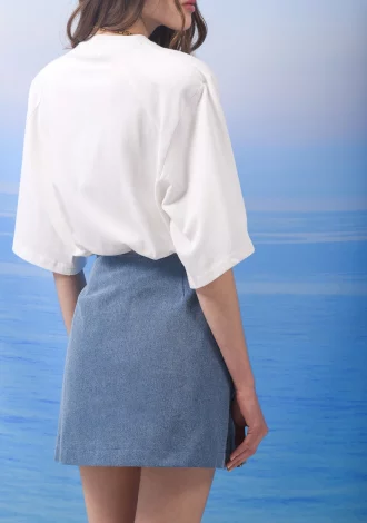 AMBER MINI WRAP SKIRT