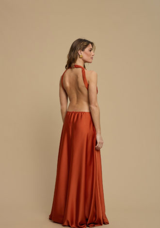 HORIZON DRESS TERRACOTTA