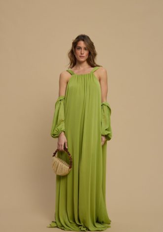 IRINA DRESS GREEN