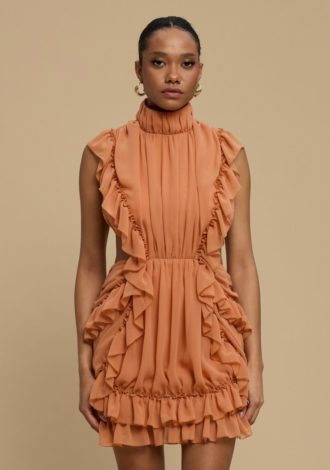 ALCYONE DRESS PEACH
