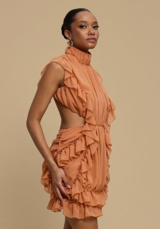 ALCYONE DRESS PEACH