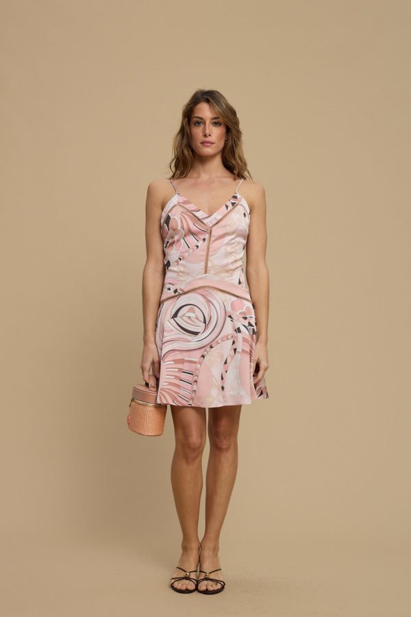 AMINA DRESS ROSE SAND