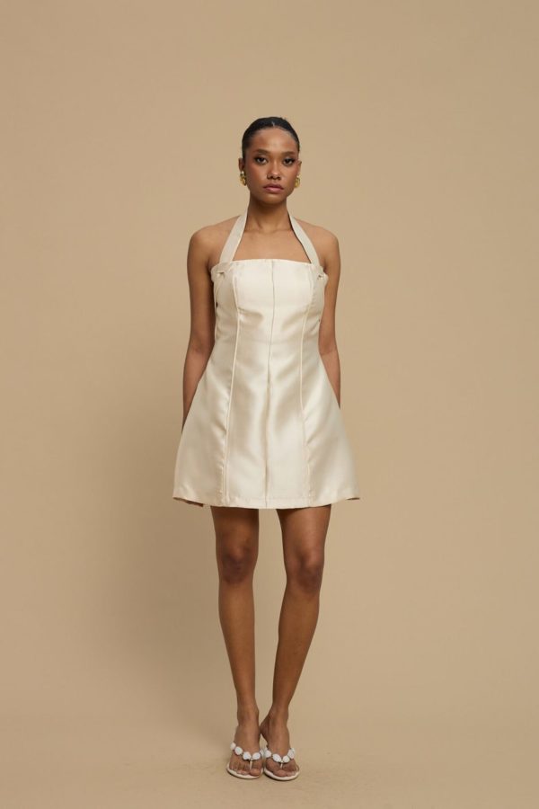 ALMA DRESS ECRU