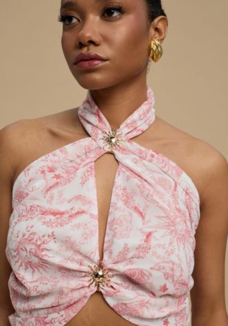 AMMOUDIA TOP VINTAGE PINK