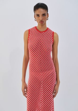 COMBOS 0014 DRESS MAXI TWO-TONE CORAL