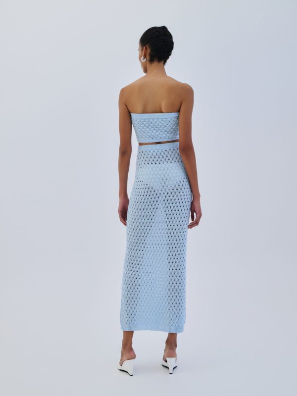 COMBOS 0036 SKIRT MAXI KNIT CIEL - Image 3