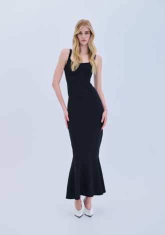 COMBOS 0090 DRESS MAXI RUFFLED
