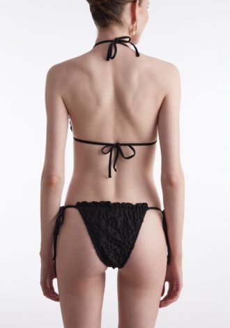 BLACK PEARL TRIANGLE BIKINI BLACK