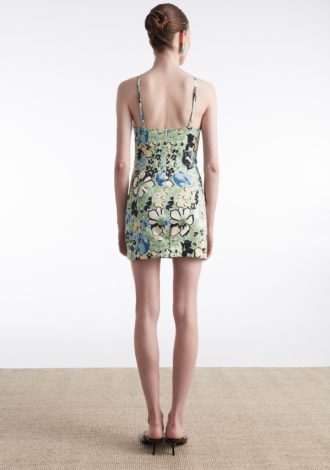 ALICE MINI DRESS FLORAL BLUE
