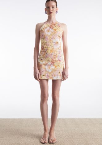 ALICE MINI DRESS FLORAL PINK