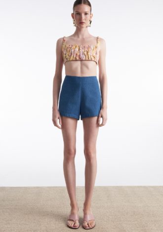 SALTWATER DENIM SHORTS BLUE