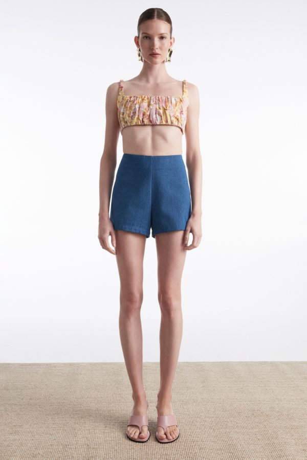 SALTWATER DENIM SHORTS BLUE
