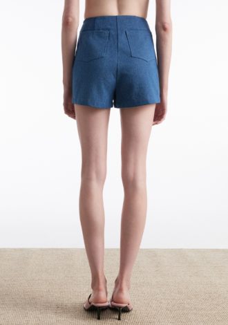 SALTWATER DENIM SHORTS BLUE