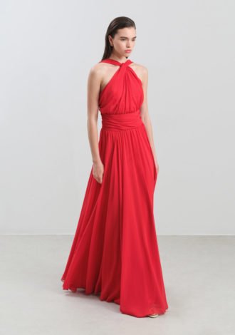 IOKASTI DRESS PASSION RED