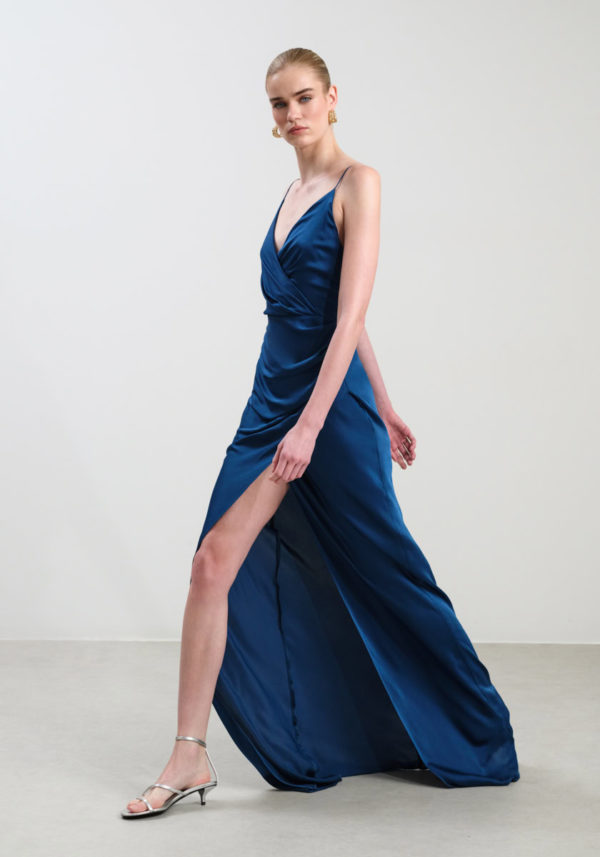 VERONICA DARK PETROL DRESS - Image 3