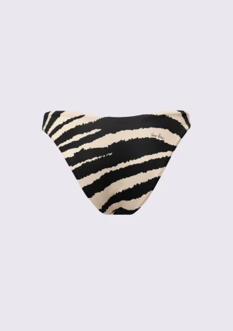 ZEBRA PRINT LOW CUT BIKINI BOTTOMS