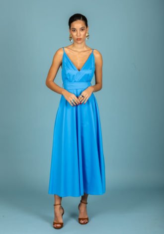 NINA DRESS (INTENSE CIEL)