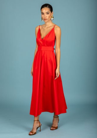 NINA DRESS (CORAL)