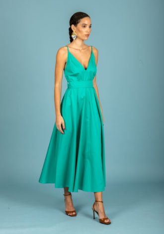 NINA DRESS (EMERALD)