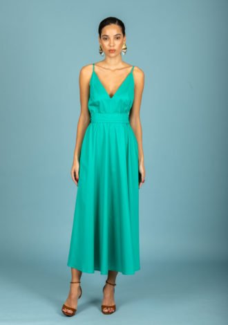 NINA DRESS (EMERALD)