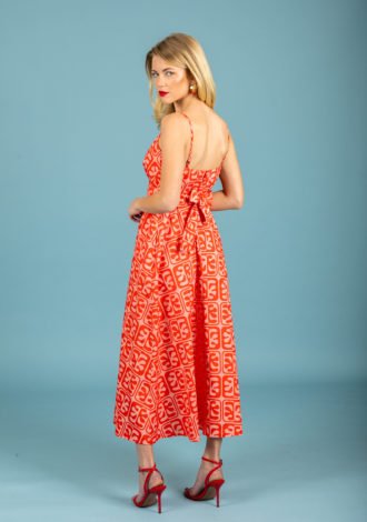 JAVIER POPLIN DRESS (PINK)