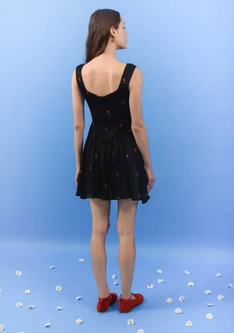 RIVIERA MINI DRESS BLACK