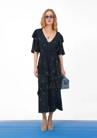 RIVIERA DRESS DARK BLUE