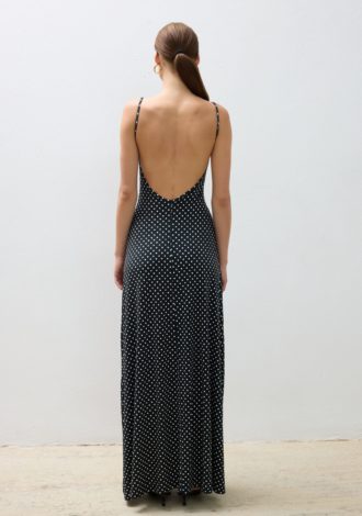 COMBOS 0123 DRESS MAXI POLKA DOTS