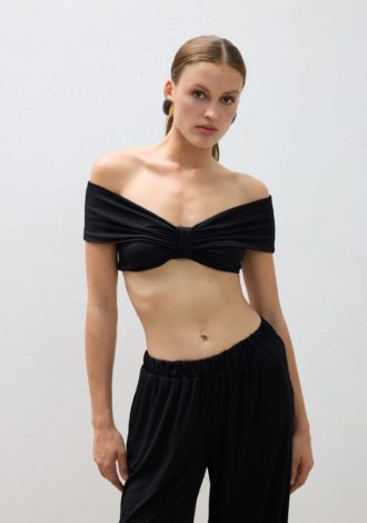 COMBOS 0129  TOP OFF SHOULDER BLACK