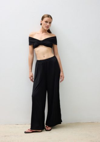COMBOS 0130 PANTS WIDE LEG BLACK