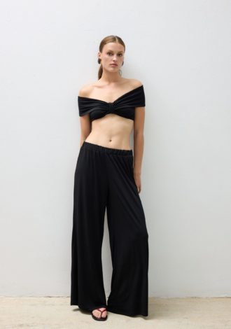 COMBOS 0130 PANTS WIDE LEG BLACK