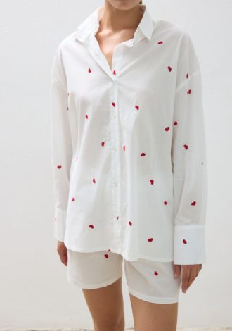 COMBOS 0122 SET SHIRT & SHORTS HEARTS