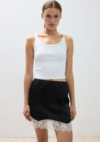 COMBOS 0133 SKIRT MINI LACE BLACK
