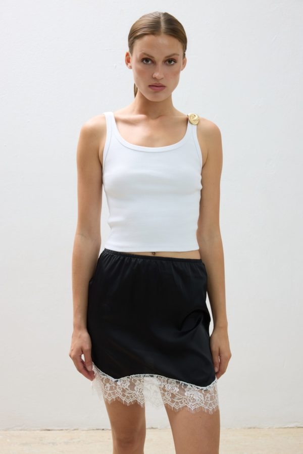 COMBOS 0133 SKIRT MINI LACE BLACK