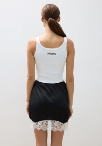 COMBOS 0133 SKIRT MINI LACE BLACK