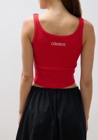 COMBOS 0137 TANK TOP GOLD PIN RED