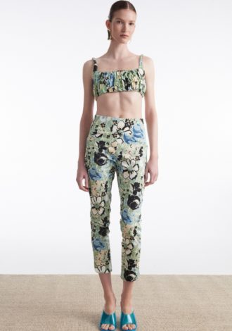 ALICE TOP FLORAL BLUE