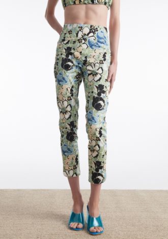 ALICE TROUSERS FLORAL BLUE