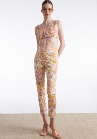 ALICE TROUSERS FLORAL PINK