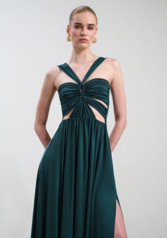 RENNES DARK GREEN DRESS